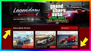 GTA 5 Online The Contract DLC Update  ALL NEW Vehicles Supercars Enus Jubilee Champion amp MORE [upl. by Salamanca]