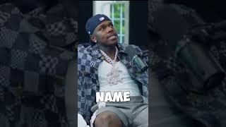 DaBaby talks about how he got his name dababy rap fyp podcast shaq musicindustry music [upl. by Akilat]