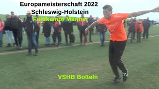 EM 2022 Boßeln VSHB Feldkampf Hollandkugel Männer [upl. by Zullo]