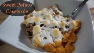 Sweet Potato Casserole with Marshmallows and Streusel  HOLIDAY DISH [upl. by Eninej]