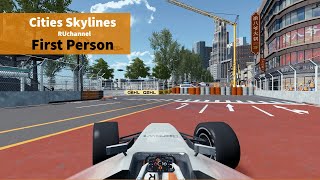 Cities skylines F1 racing POV Mingda ep35 [upl. by Llehsor670]