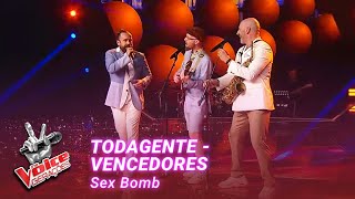 TODAGENTE  quotSexbombquot vencedores  Final  The Voice Gerações 2023 [upl. by Ynnos]