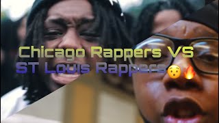 CHICAGO RAPPERS vs STLOUIS RAPPERS Pt 1 🔥🔥 [upl. by Sievert]