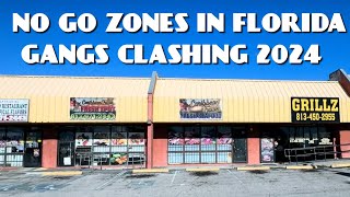 quotNo Go Zonesquot In Florida Cities As Gangs Clash 2024 [upl. by Dimphia]