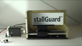 Trinamic  linear stallGuard™ movement demo [upl. by Nerradal188]