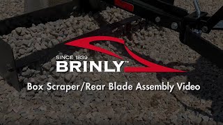 Brinly Box Scraper amp Rear Blade Combo Assembly Video [upl. by Blim302]