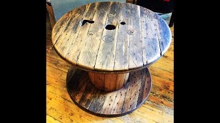 Cable Reel Coffee Table [upl. by Clyte932]