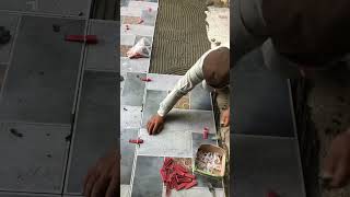 car porch Floor tile fixing 24”x24quot [upl. by Enenstein]