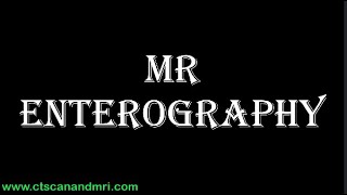 MRI enterography [upl. by Grof]