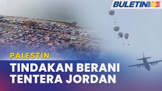 PALESTIN  Operasi Bantuan Udara Terbesar Ke Gaza [upl. by Enidlarej]