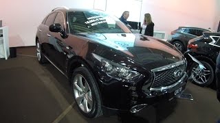 INFINITI QX70 S AWD SUV  BLACK COLOUR  WALKAROUND AND INTERIOR  QX 70 S [upl. by Hardwick753]