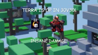 Terra Kit Is OVERPOWERED in 30v30 Bedwars [upl. by Yor]