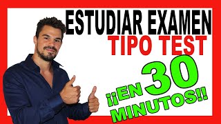 CÓMO ESTUDIAR EXAMEN TIPO TEST ✅4 FASES y 30 MINUTOS 👌 RÁPIDO Y FÁCIL 😱NO te lo CREERÁS ✌FUNCIONA✌ [upl. by Cinnamon]