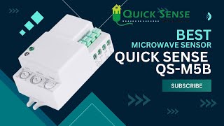 MICROWAVE SENSOR  QSM5B  MOTION SENSOR [upl. by Edmunda]