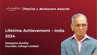 Chiratae Ventures Patrick J McGovern Awards 2024 Lifetime Achievement India  Narayana Murthy [upl. by Auguste]