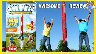 Ginormous Rocket Hydro Powered Review  How to Assemble Water Powered Unboxing Toys from Costco 2019 [upl. by Duthie109]