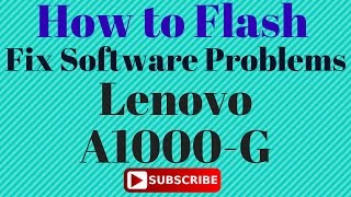 Lenovo A1000 G Flash done with Flash Tool by GsmHelpFul [upl. by Itsud]