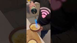 How to caramelize a créme brûlée DESSERT Lover❤️No torch Use butanol amp soldering adapter shorts [upl. by Esihcoc]