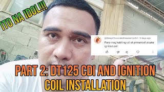 HOW TO INSTALL YAMAHA DT125 CDI AND IGNITION COIL [upl. by Meara]