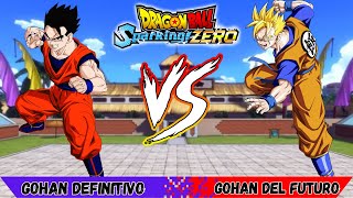 COMBATE SPARKING BO3 GOHAN DEFINITIVO VS GOHAN DEL FUTURO  Dragon Ball Sparking Zero [upl. by Fionna]