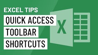 Excel Quick Tip Quick Access Toolbar Shortcuts [upl. by Jutta]