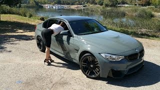 BMW M3 in Grigio Medio  M Accessories  Exhaust Sound  BMW Review [upl. by Khosrow]