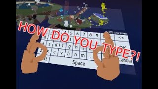 3 Ways People Type in VR Hands [upl. by Anirrehs443]