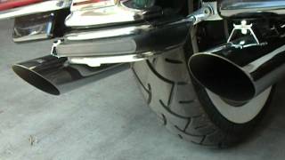 1997 Harley Davidson FLHTC Electra Glide Classic  Rolling Thunder Non Baffled Tips  2 [upl. by Delphina]