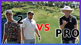 Comedian and Me vs Pro  Waikele Country Club  Hawaii Golf [upl. by Reube]