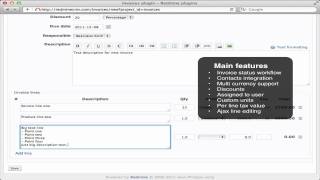 Redmine Invoices plugin [upl. by Atiuqehs]