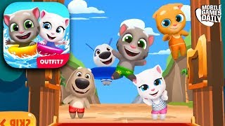 TALKING TOM POOL  ALL AREAS COMPLETED iOS Android [upl. by Nabatse682]