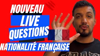 Demande nationalité française Nouveau Live Questions entretien assimilation naturalisation [upl. by Yllim]