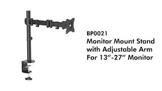 Assembly and mounting instructions for the monitor desk mount BP0021 [upl. by Airalav]