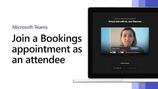 Join a Bookings appointment as an attendee [upl. by Malinda]