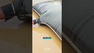 The person who invented the geotextile dewatering bag is truly a genius [upl. by Sirotek]