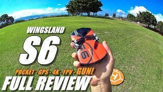 WINGSLAND S6  Full Review  UnBoxing Inspection Setup Flight Test GunLight Test Pros amp Cons [upl. by Shuler553]