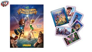 TinkerBell amp The Pirate Fairy Sticker Album Review amp Pack Opening Panini [upl. by Sihunn403]