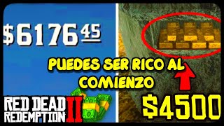 🔥 3 UBICACIONES para que seas RICO al COMIENZO del MODO HISTORIA de RED DEAD REDEMPTION 2 [upl. by Issie]