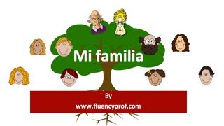 La familia Basic Spanish Lesson [upl. by Annwahsal110]