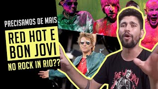 RHCP e Bon Jovi A Falta de Criatividade do RiR  VLOG MUSICALIZE [upl. by Ecirbaf]