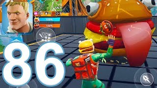 Fortnite Mobile  Gameplay Walkthrough Part 86  Food Fight and Turret iOS Android [upl. by Micco]