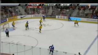 WJHC 2009 Sweden  Slovakia Slovak commentary [upl. by Ydner]