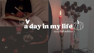 cozy fall day in my life  reading vlog [upl. by Akisej]