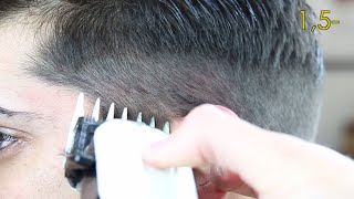 DEGRADADO DE PATILLA Y CONTORNO Tutorial de barbería [upl. by Natalia927]