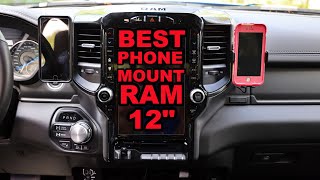 Best phone mounts for Ram trucks with 12”screen [upl. by Addiel]