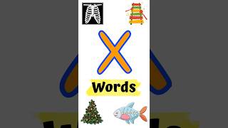 X letter words  words that starts with letter x  X words shorts reels [upl. by Electra206]