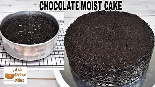 CHOCOLATE MOIST CAKE RECIPE [upl. by Fachini418]