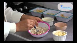 Postre para personas con Gastritis Crocante de Frutas  Nutriyachay [upl. by Ailekat116]