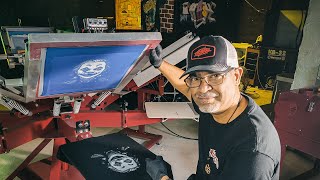 How To Screen Print Halftones on a 110 Mesh Screen [upl. by Immanuel707]