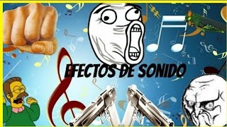 Pack de Efectos De Sonido Que Usan Los YOUTUBERS🎶 [upl. by Okoy]